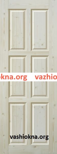 Дверь филенчатая сосна